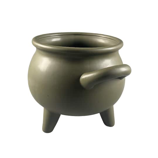 Green Ceramic Cauldron by Ashland®